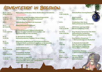 Adventszeit in Beeskow